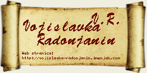 Vojislavka Radonjanin vizit kartica